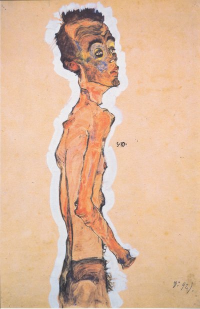 Self-Portrait by Egon Schiele